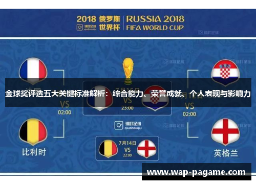金球奖评选五大关键标准解析:综合能力、荣誉成就、个人表现与影响力 金球奖评选五大关键标准解析:综合能力、荣誉成就、个人表现与影响力